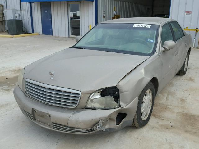 1G6KD54Y44U174813 - 2004 CADILLAC DEVILLE GOLD photo 2