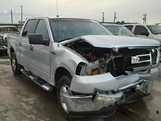 1FTRW12W58FA77081 - 2008 FORD F150 SUPER SILVER photo 1