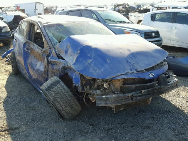 KNAGR4A68B5157664 - 2011 KIA OPTIMA SX BLUE photo 1