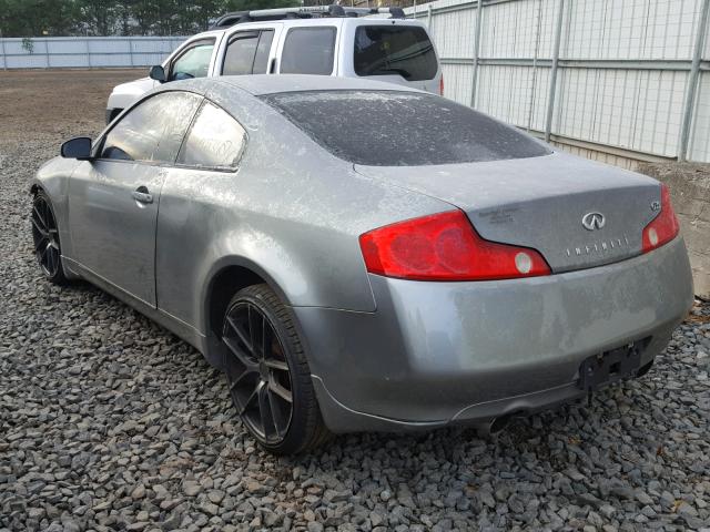 JNKCV54E65M420846 - 2005 INFINITI G35 GRAY photo 3