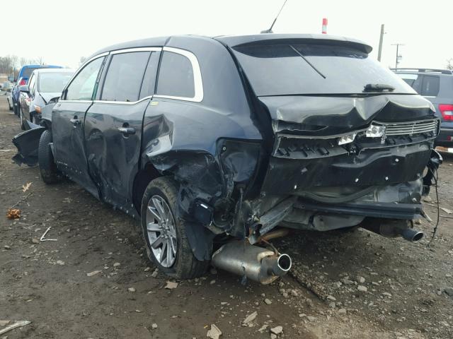 2LMHJ5NK3DBL50380 - 2013 LINCOLN MKT BLACK photo 3