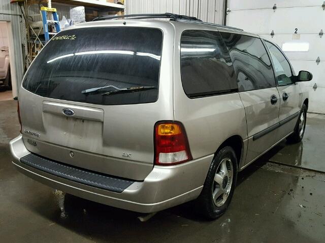 2FMZA51422BB15604 - 2002 FORD WINDSTAR L TAN photo 4