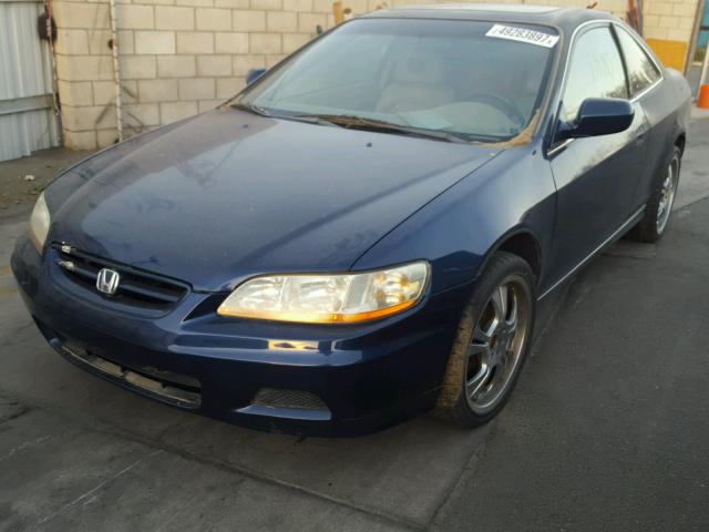 1HGCG32742A009982 - 2002 HONDA ACCORD EX BLUE photo 2