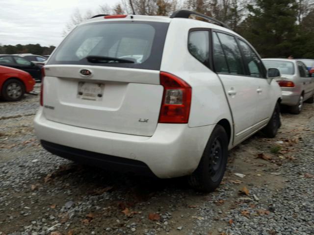 KNAFG529997263779 - 2009 KIA RONDO BASE WHITE photo 4