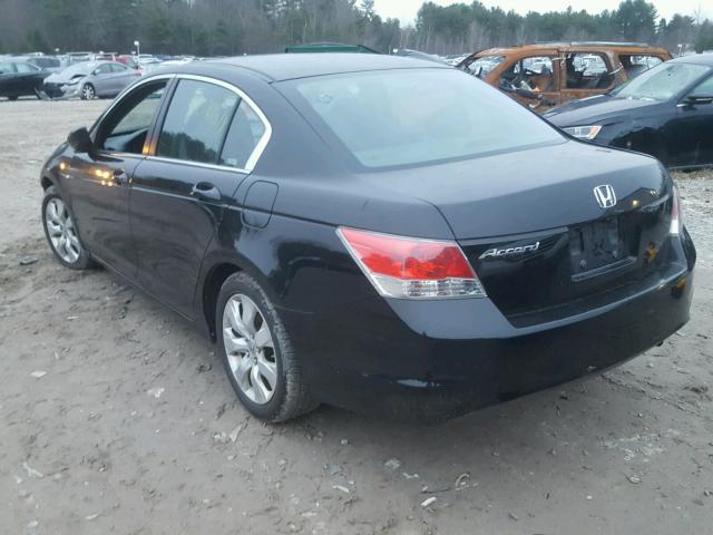 1HGCP25769A053739 - 2009 HONDA ACCORD EX BLACK photo 3