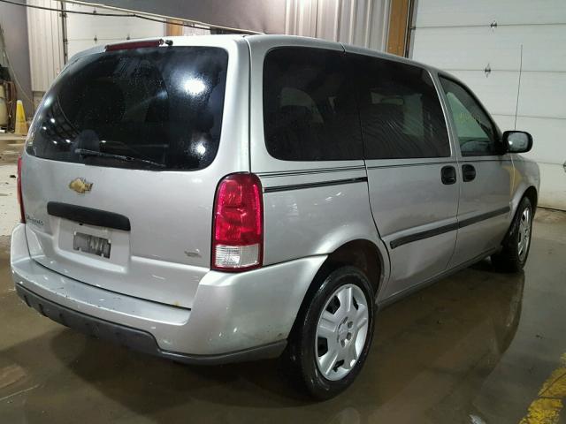 1GNDU23128D167512 - 2008 CHEVROLET UPLANDER L SILVER photo 4