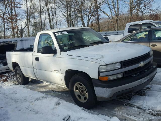 1GCEC14W02Z106156 - 2002 CHEVROLET SILVERADO WHITE photo 1