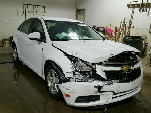 1G1PC5SB7D7281494 - 2013 CHEVROLET CRUZE LT WHITE photo 1