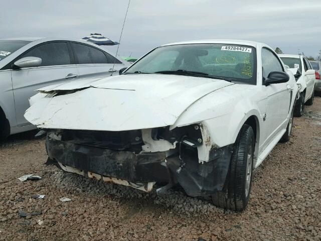 1FAFP40684F241167 - 2004 FORD MUSTANG WHITE photo 2