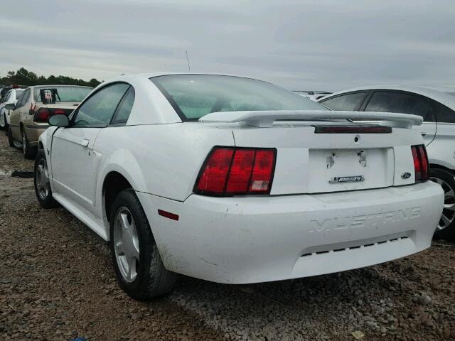 1FAFP40684F241167 - 2004 FORD MUSTANG WHITE photo 3