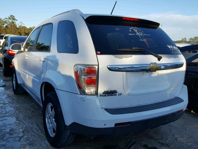 2CNDL33FX86279952 - 2008 CHEVROLET EQUINOX LT WHITE photo 3