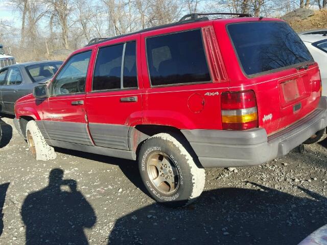 1J4EZ58S9TC109195 - 1996 JEEP GRAND CHER RED photo 3