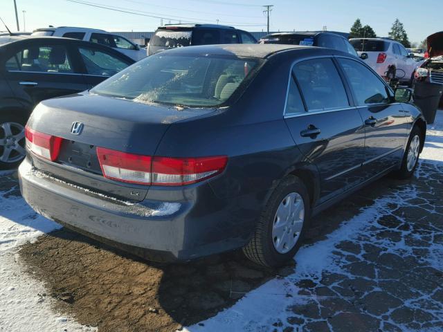 1HGCM56313A130207 - 2003 HONDA ACCORD LX GRAY photo 4