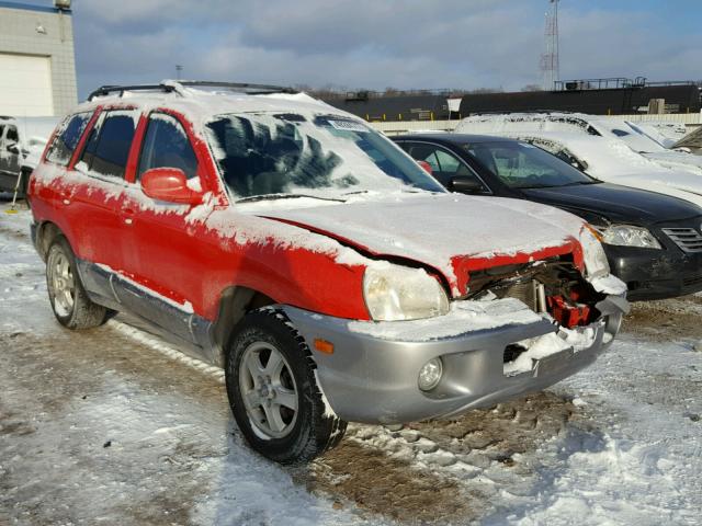 KM8SC13D43U503897 - 2003 HYUNDAI SANTA FE G RED photo 1