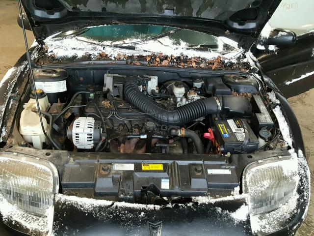 1G2JB1242T7503758 - 1996 PONTIAC SUNFIRE SE BLACK photo 7