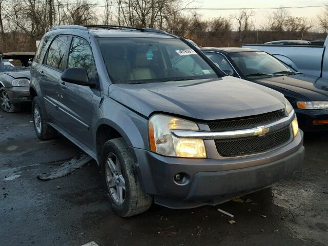 2CNDL73F956128586 - 2005 CHEVROLET EQUINOX LT GRAY photo 1