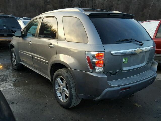 2CNDL73F956128586 - 2005 CHEVROLET EQUINOX LT GRAY photo 3