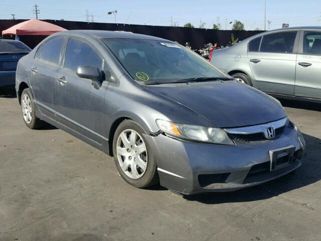 19XFA16539E047155 - 2009 HONDA CIVIC LX GRAY photo 1