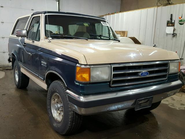 1FMEU15N6MLA06065 - 1991 FORD BRONCO U10 TWO TONE photo 1