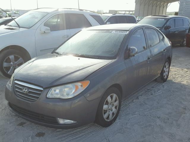 KMHDU46D57U263624 - 2007 HYUNDAI ELANTRA GL GRAY photo 2