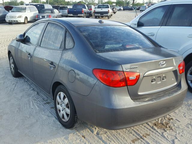 KMHDU46D57U263624 - 2007 HYUNDAI ELANTRA GL GRAY photo 3