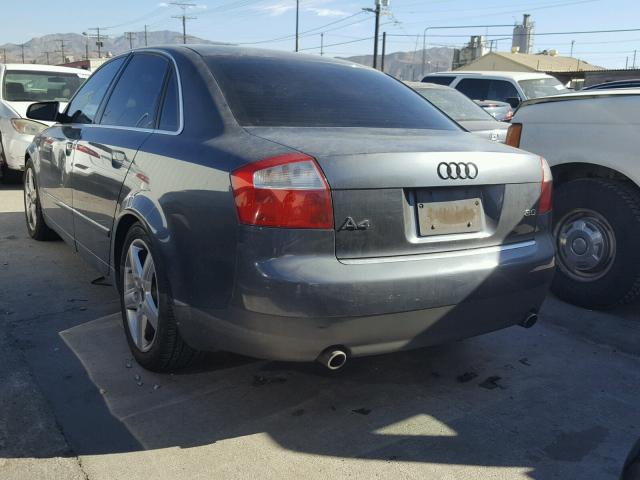 WAUJT68EX3A299104 - 2003 AUDI A4 3.0 BLUE photo 3