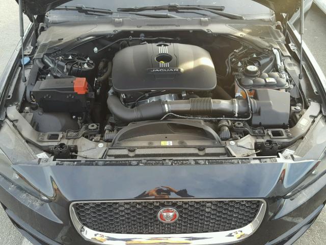 SAJAE4BG4HA968827 - 2017 JAGUAR XE PRESTIG BLACK photo 7