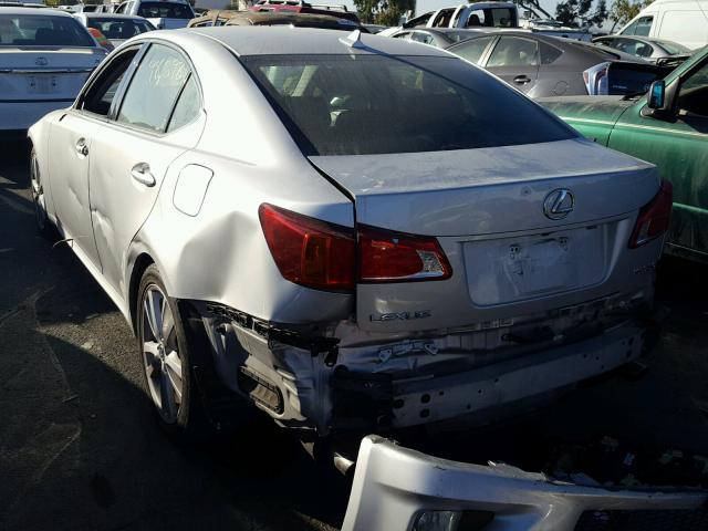 JTHBE5C22A5023741 - 2010 LEXUS IS 350 SILVER photo 3
