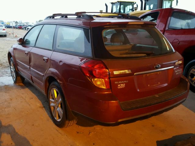 4S4BP67C156333203 - 2005 SUBARU LEGACY OUT RED photo 3