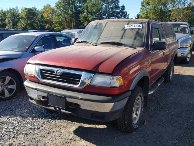 4F4ZR17V3XTM22526 - 1999 MAZDA B3000 CAB RED photo 2