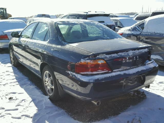 19UUA566XYA036387 - 2000 ACURA 3.2TL BLUE photo 3