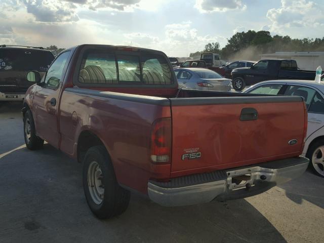 1FTZF17221NB96353 - 2001 FORD F150 MAROON photo 3