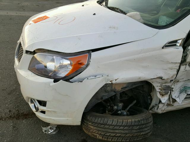 KL2TD66E69B662158 - 2009 PONTIAC G3 WHITE photo 10