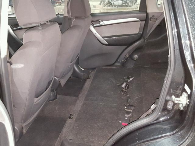 KL1TD66E79B629433 - 2009 CHEVROLET AVEO LS BLACK photo 6