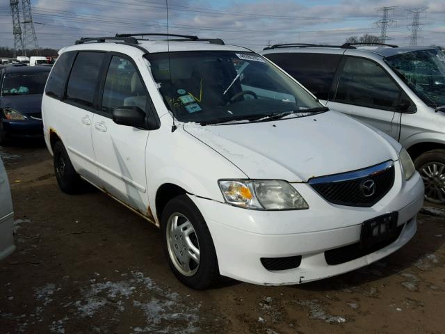 JM3LW28A630375973 - 2003 MAZDA MPV WAGON WHITE photo 1