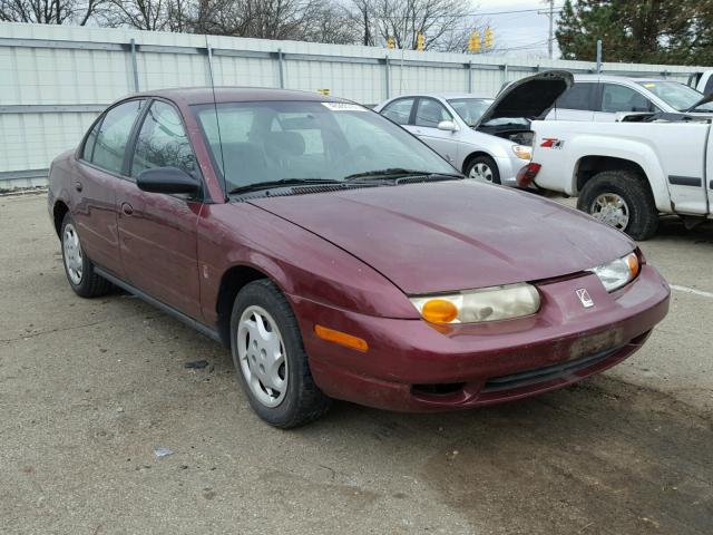 1G8ZK52782Z116306 - 2002 SATURN SL2 MAROON photo 1