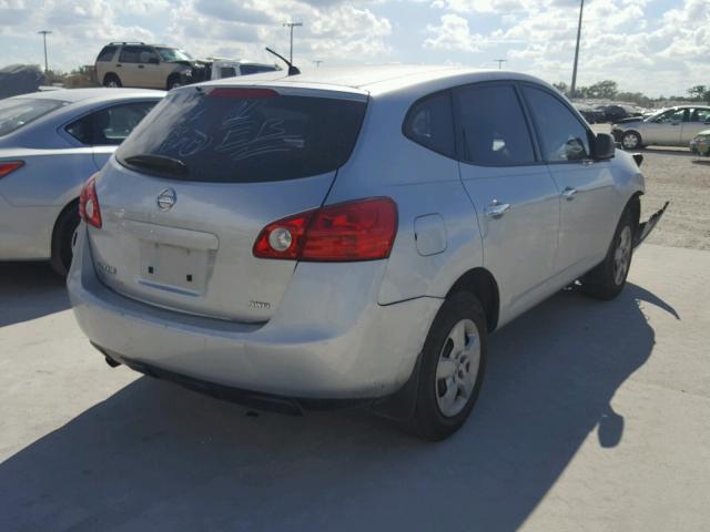 JN8AS5MV5AW135849 - 2010 NISSAN ROGUE S SILVER photo 4