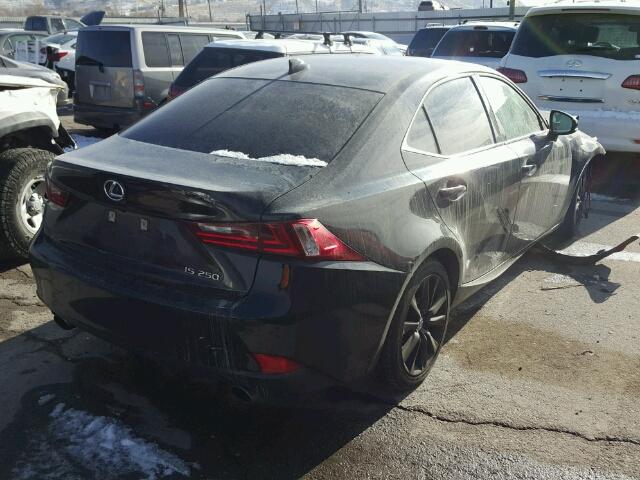 JTHBF1D20E5037745 - 2014 LEXUS IS 250 BLACK photo 4