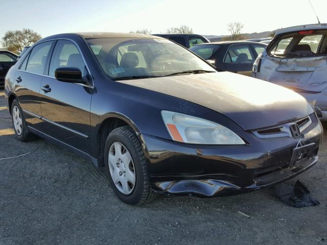 1HGCM56455A037413 - 2005 HONDA ACCORD LX BLACK photo 1