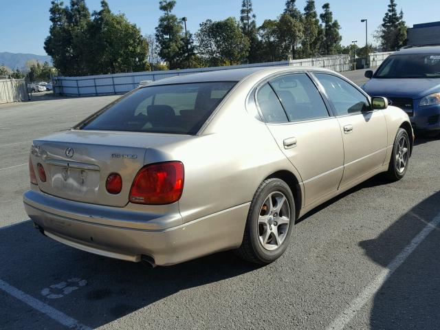 JT8BD69S620155805 - 2002 LEXUS GS 300 GOLD photo 4