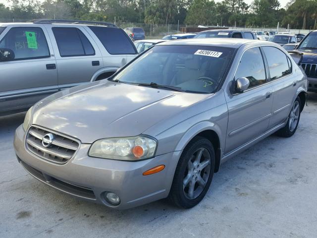 JN1DA31DX2T443116 - 2002 NISSAN MAXIMA GLE SILVER photo 2