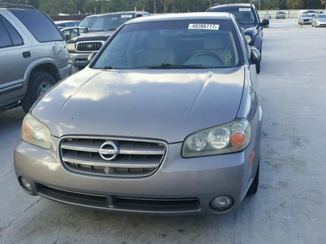 JN1DA31DX2T443116 - 2002 NISSAN MAXIMA GLE SILVER photo 9