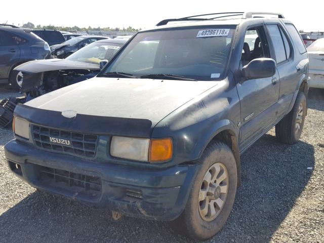 4S6CM58W9W4415717 - 1998 HONDA PASSPORT E GREEN photo 2