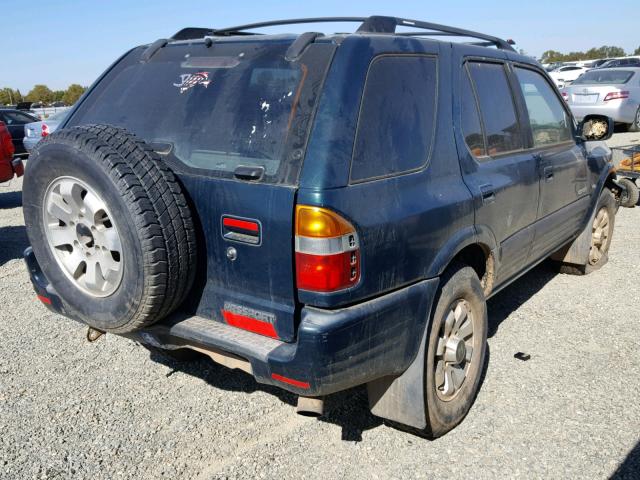 4S6CM58W9W4415717 - 1998 HONDA PASSPORT E GREEN photo 4