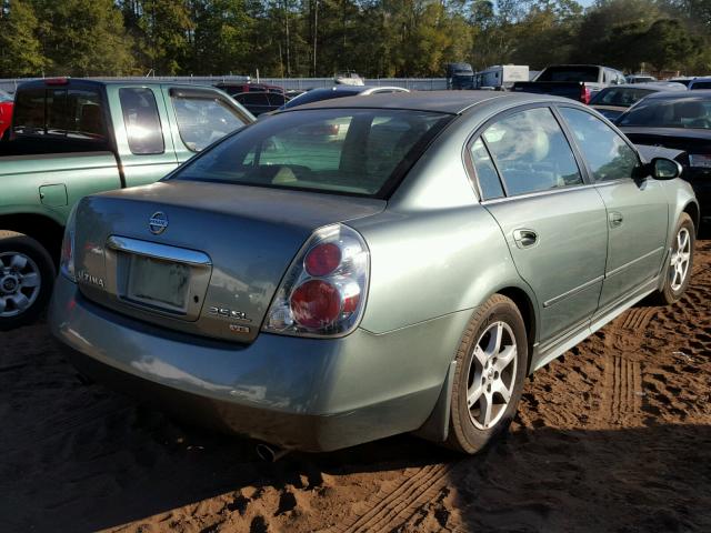 1N4BL11E85C302647 - 2005 NISSAN ALTIMA SE GREEN photo 4