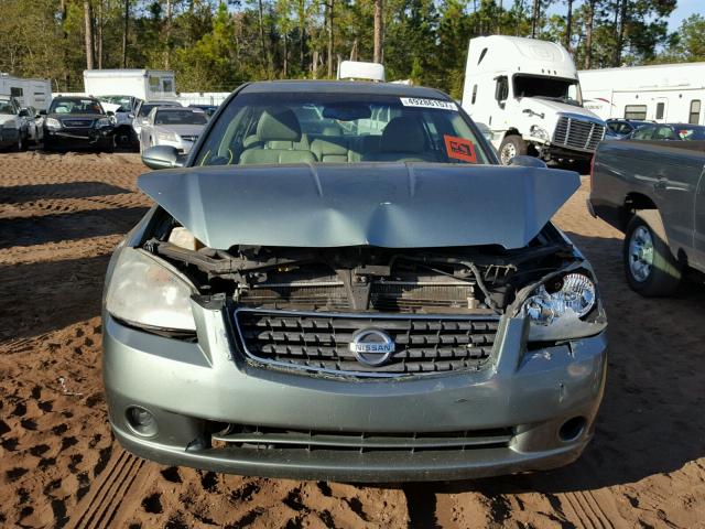 1N4BL11E85C302647 - 2005 NISSAN ALTIMA SE GREEN photo 9