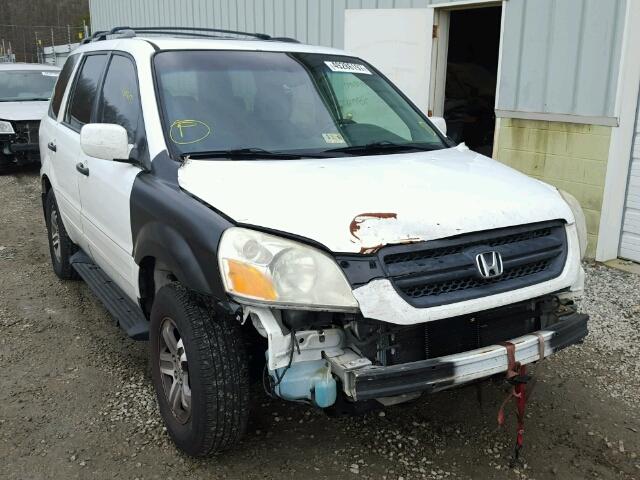 5FNYF18535B045031 - 2005 HONDA PILOT EXL WHITE photo 1