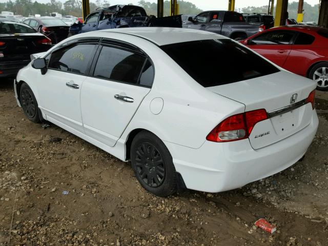 2HGFA1F32AH524781 - 2010 HONDA CIVIC VP WHITE photo 3