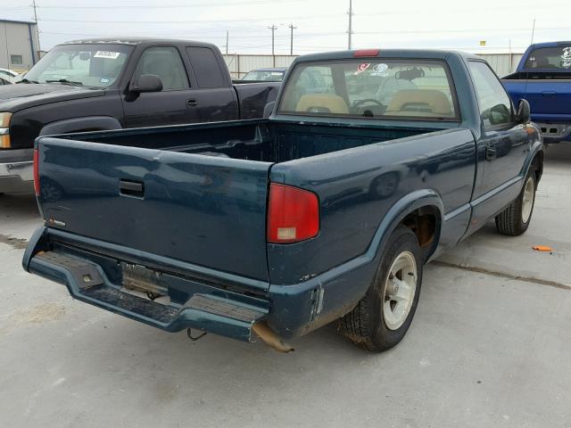 1GCCS1448VK209041 - 1997 CHEVROLET S TRUCK S1 GREEN photo 4