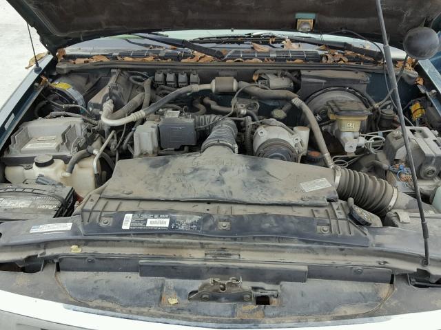 1GCCS1448VK209041 - 1997 CHEVROLET S TRUCK S1 GREEN photo 7